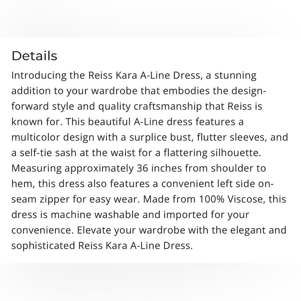 Reiss Kara A Line Dress - Picture 10 of 10